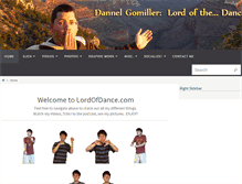 Tablet Screenshot of lordofdance.com